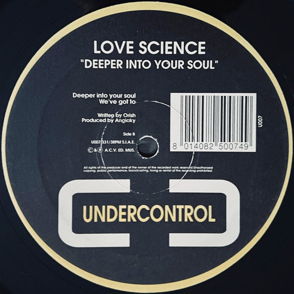 Love Science : Deeper Into Your Soul (12")