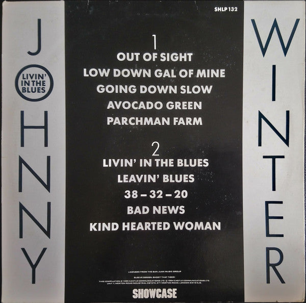 Johnny Winter : Livin' In The Blues (LP, Comp)