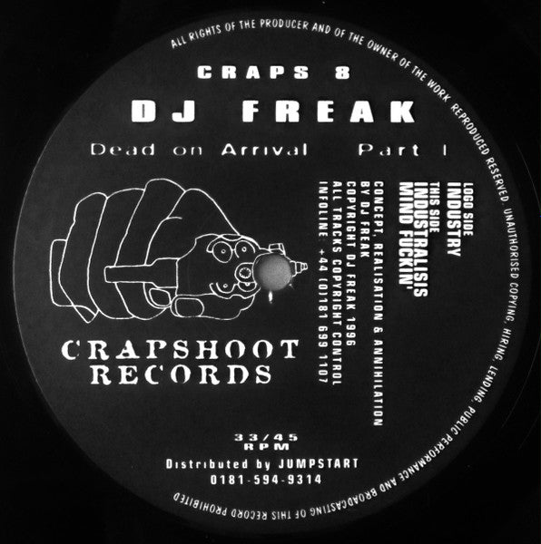 DJ Freak : Dead On Arrival (2x12")