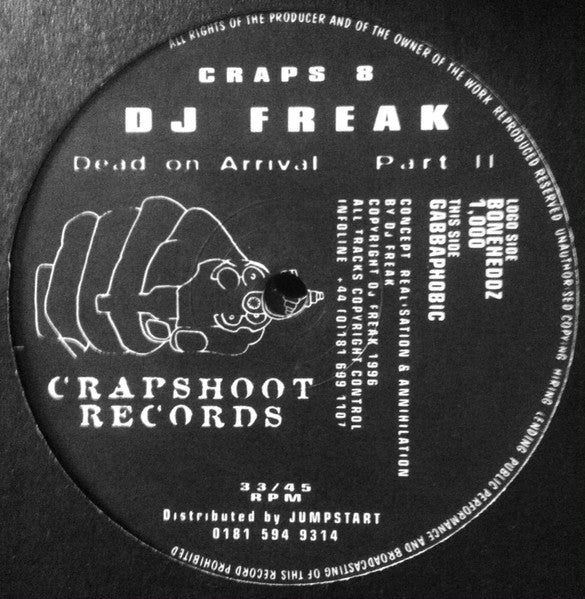 DJ Freak : Dead On Arrival (2x12")