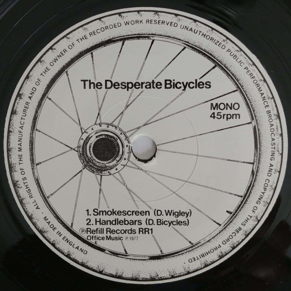 The Desperate Bicycles : Smokescreen / Handlebars (7", Mono)