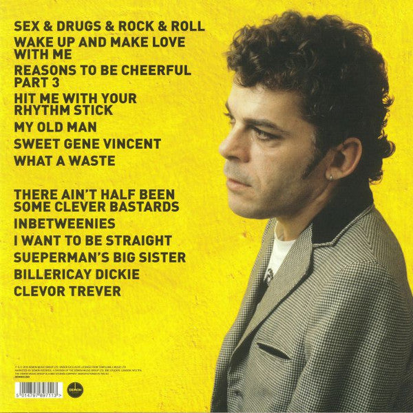 Ian Dury And The Blockheads : Greatest Hits (LP, Comp, Yel)