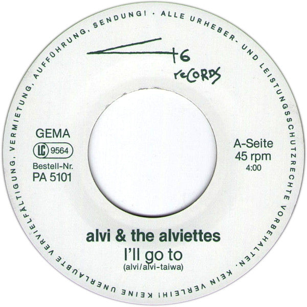 Alvi & The Alviettes : Alvi & The Alviettes (7")