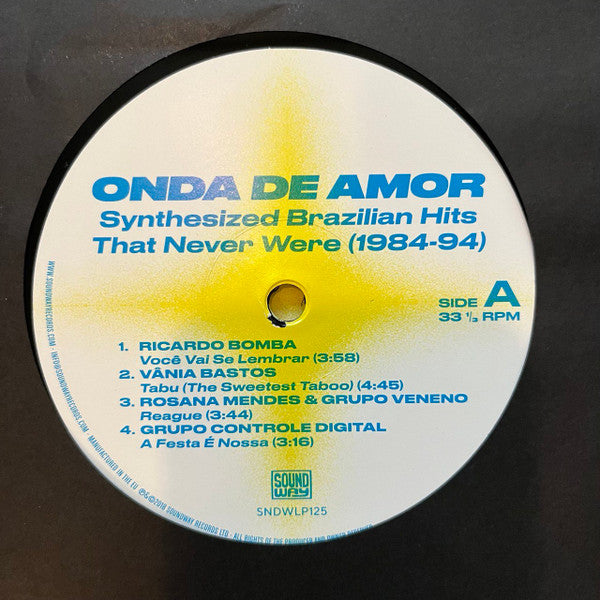Various : Onda De Amor (Synthesized Brazilian Hits That Never Were 1984-94) (2xLP, Comp)