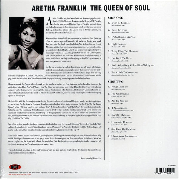 Aretha Franklin : The Queen Of Soul (LP, Comp)