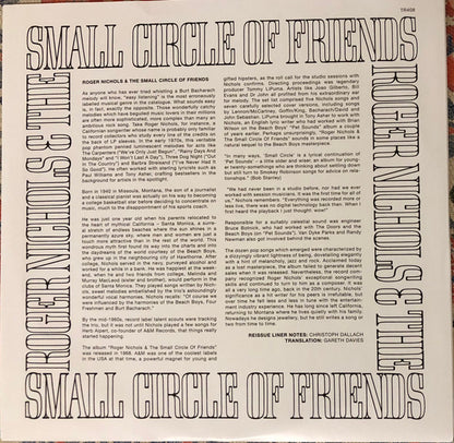 Roger Nichols & The Small Circle Of Friends : Roger Nichols & The Small Circle Of Friends (LP, Album, RE + 7", S/Edition)