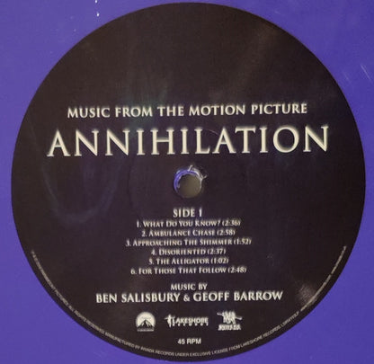 Ben Salisbury & Geoff Barrow : Annihilation (Music From The Motion Picture) (2xLP, Ltd, M/Print, Pur)