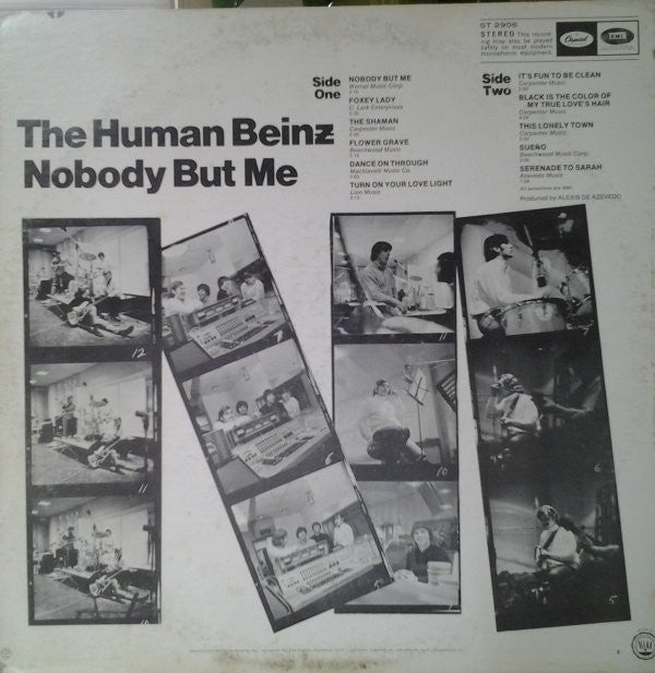 The Human Beinz : Nobody But Me (LP, Album, Jac)