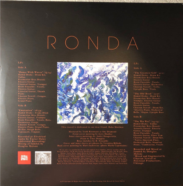 Mako Sica, Hamid Drake : Ronda (2xLP)