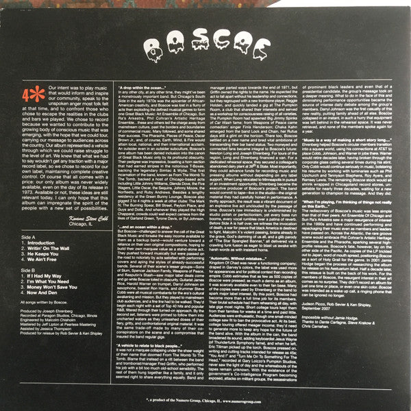 Boscoe : Boscoe (LP, Album, RE, Gat)