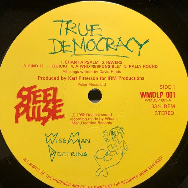 Steel Pulse : True Democracy (LP, Album)