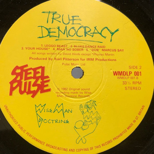Steel Pulse : True Democracy (LP, Album)