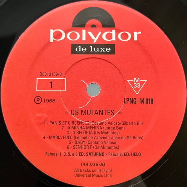 Os Mutantes : Os Mutantes (LP, Album, RE)