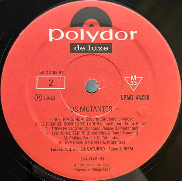 Os Mutantes : Os Mutantes (LP, Album, RE)