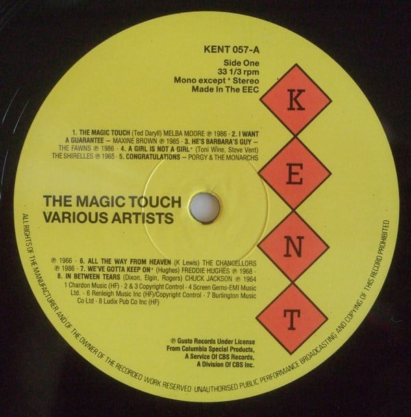 Various : The Magic Touch (LP, Comp, Mono)