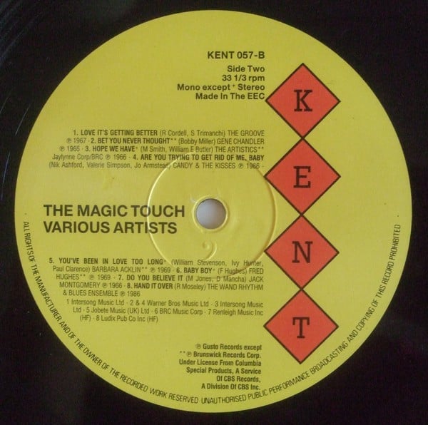 Various : The Magic Touch (LP, Comp, Mono)