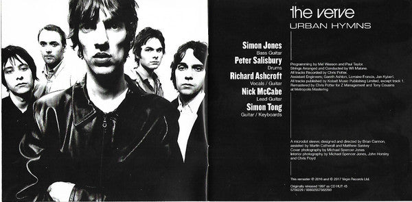 The Verve : Urban Hymns (CD, Album, RE, RM)