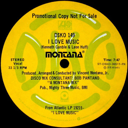 Montana : I Love Music / You Know How Good It Is (12", Promo)