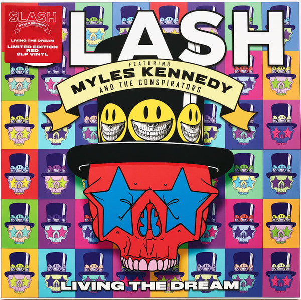 Slash (3) Featuring Myles Kennedy And The Conspirators : Living The Dream (2xLP, Album, Ltd, Red)