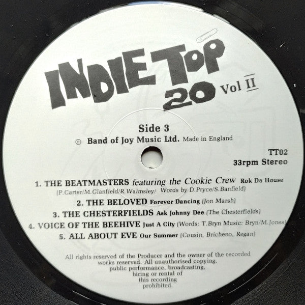 Various : Indie Top 20 Volume II (2xLP, Comp)