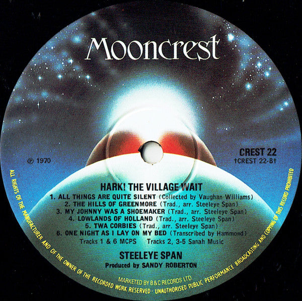 Steeleye Span : Hark! The Village Wait (LP, Album, RE)