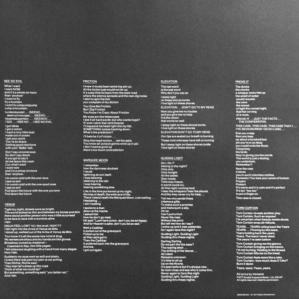 Television : Marquee Moon (LP, Album, RE, Blu + LP, Comp, Blu + Ltd)