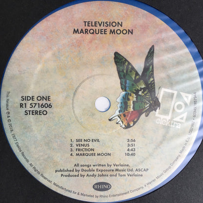 Television : Marquee Moon (LP, Album, RE, Blu + LP, Comp, Blu + Ltd)