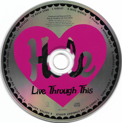 Hole (2) : Live Through This (CD, Album, RE)