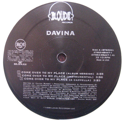 Davina : Come Over To My Place (12")