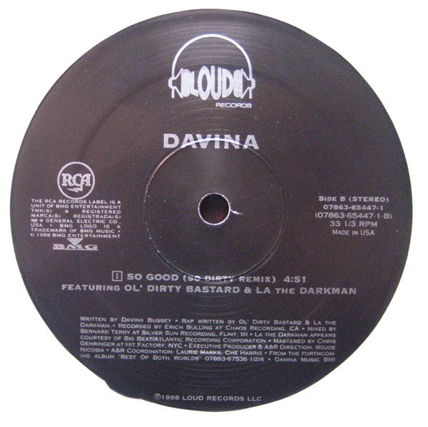 Davina : Come Over To My Place (12")