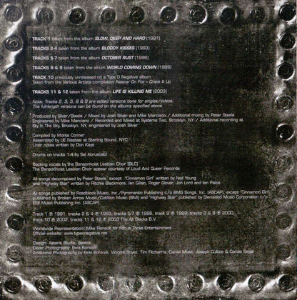 Type O Negative : The Best Of Type O Negative (CD, Comp, RP)