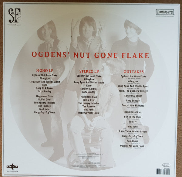 Small Faces : Ogdens' Nut Gone Flake (LP, Album, Mono, RE, RM, Red + LP, Album, RE, RM, )