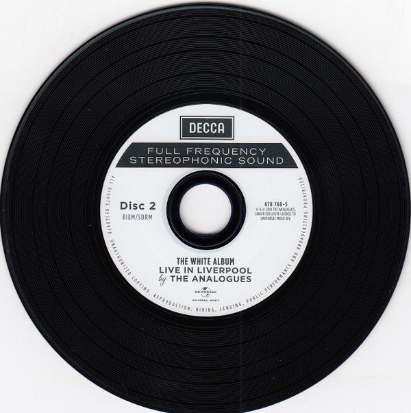 The Analogues : The White Album - Live In Liverpool (2xCD, Album)