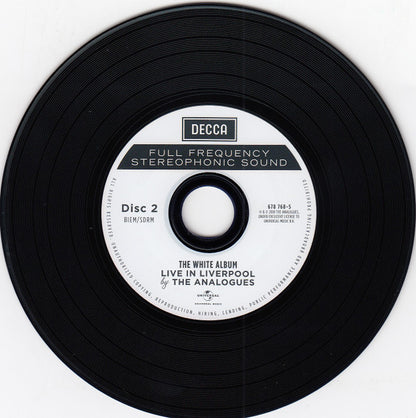 The Analogues : The White Album - Live In Liverpool (2xCD, Album)