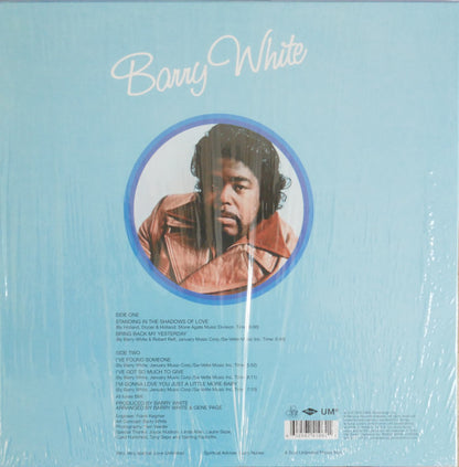 Barry White : I've Got So Much To Give (LP, Album, RE)
