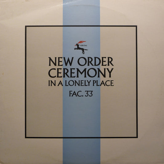 New Order : Ceremony (12", Single, RE, Cre)