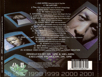 Dr. Dre : 2001 (CD, Album, Enh, RE, S/Edition)