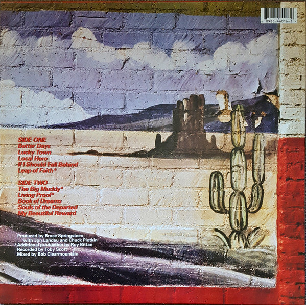 Bruce Springsteen : Lucky Town (LP, Album, RE)