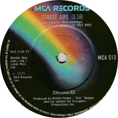 Crusaders* : Street Life (7", Single, Sol)