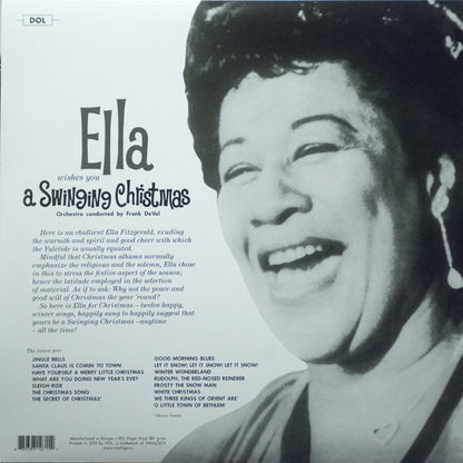 Ella Fitzgerald : Ella Wishes You A Swinging Christmas (LP, Album, RE, Whi)