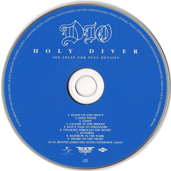 Dio (2) : Holy Diver (CD, Album, RE, RM)