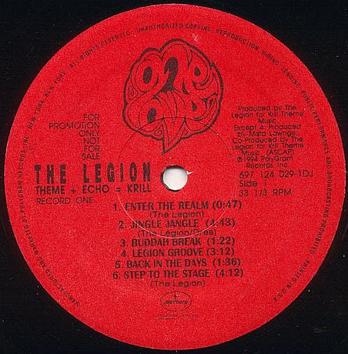 The Legion : Theme + Echo = Krill (2xLP, Album, Promo)