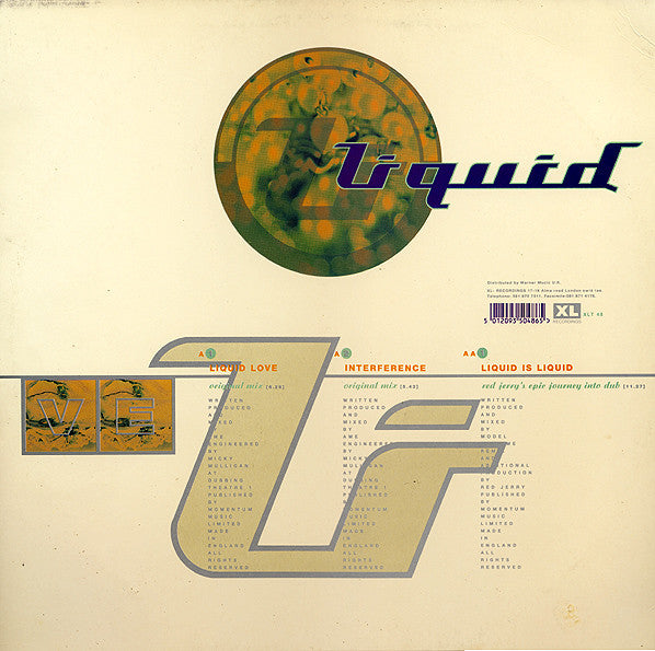 Liquid : Liquid Love / Interference / Liquid Is Liquid (12")