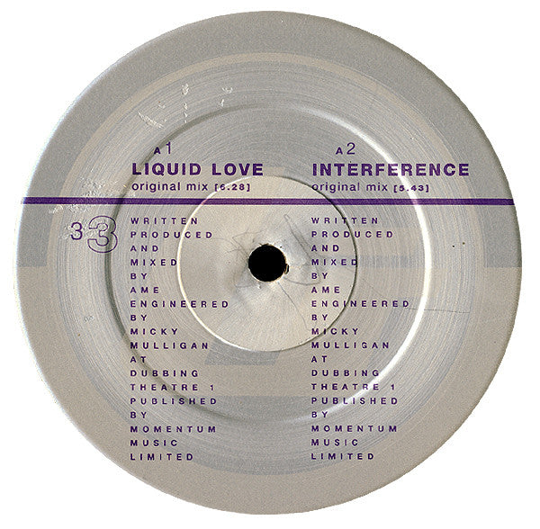 Liquid : Liquid Love / Interference / Liquid Is Liquid (12")