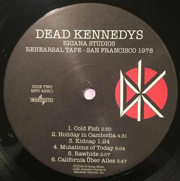 Dead Kennedys : Iguana Studios Rehearsal Tape - San Francisco 1978 (LP, Album, RSD, Ltd)