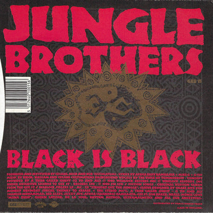 Jungle Brothers : Black Is Black (7", Single)