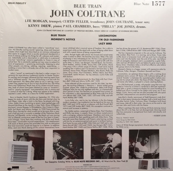 John Coltrane : Blue Train (LP, Album, Ltd, RE, Gre)