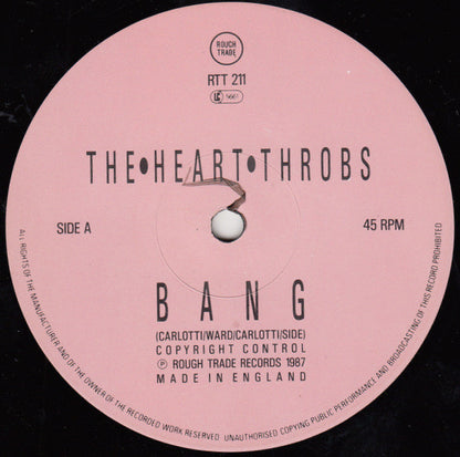 The Heart Throbs : Bang (12")