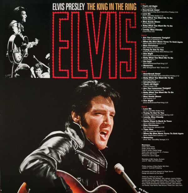 Elvis Presley : The King In The Ring (2xLP, Album, Comp)