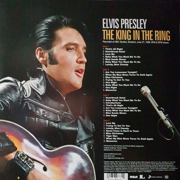 Elvis Presley : The King In The Ring (2xLP, Album, Comp)